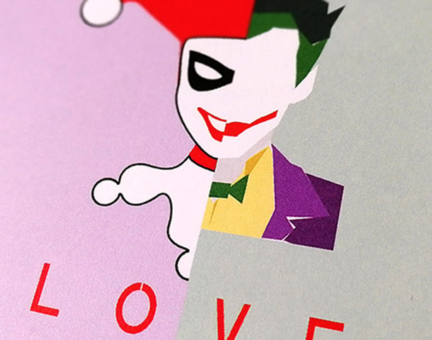 invito di matrimonio Joker & Harley